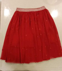 2 skirts sky blue and Red Tulle Skirt with Sparkly
