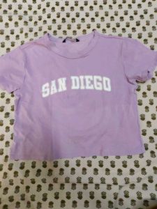 Purple San Diego Graphic T-Shirt