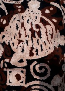Abstract Print Midi Skirt