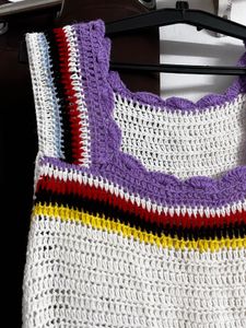 Crochet Flower Tank Top