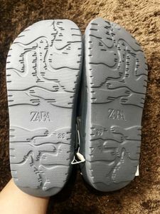 Zara Grey Clogs