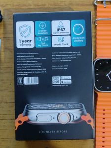 Boult Crown Pro Smartwatch Orange colour 2.01HD