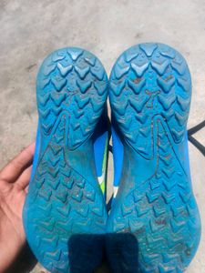 Puma Blue Green Soccer Cleats