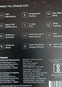 TAGG Verve Sense Smartwatch