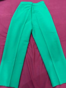 Bright Green Tailored Trousers