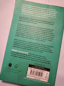 Everything Is F*cked by Mark Manson