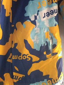 Cool Camo yellow and blue Print Jacket