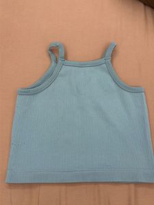 Baby Blue Ribbed Tank Top
