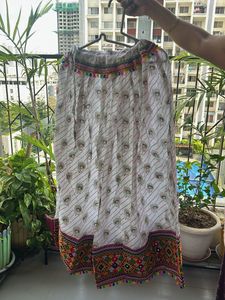 Boho Peacock Navratri Traditional Lehanga Skirt