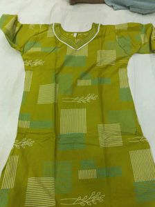 Stylish Lime Green Kurta Set