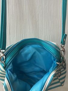 Striped Crossbody Bag