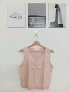 Light Pink Sleeveless Top
