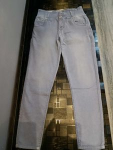 Lavender High-Waisted Jeans