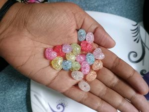 Crackle Heart Charms for Jewelry Making
