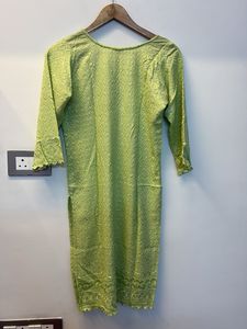 Beautiful Green Embroidered Kurta
