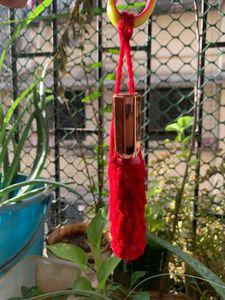 Chic Red Tassel Keychain/Bag Charm
