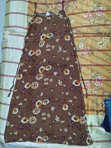 Floral Brown Sundress