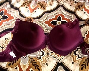 Plum Padded Underwire Bra