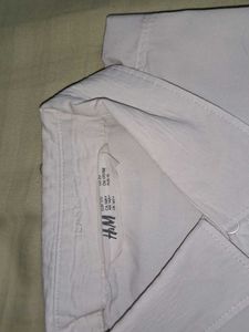 H&M Men's White Button-Down Shirt