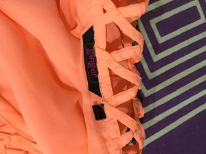 Ginger Neon Peach Top
