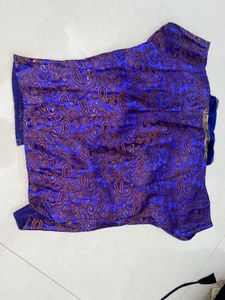 Paisley Pattern Readymade Saree Blouse