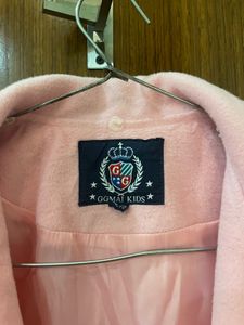 Adorable Pink Embroidered Coat