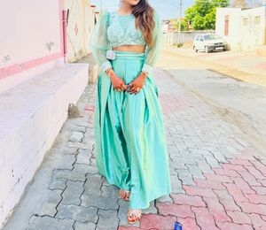 Plazo Pants With Blouse