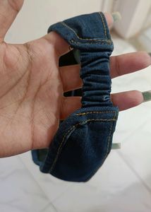 Denim Visor Hat