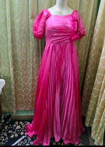 Elegant Pink Maxi Dress