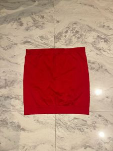 Red tube top