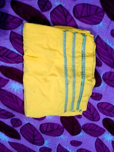 Yellow Striped Kurta Set