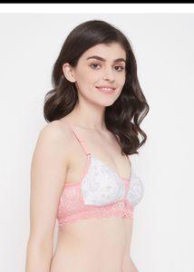 Clovia Women Bralette Lightly Padded Bra (Pink)