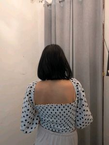 polka Dot crop top
