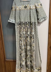 Elegant Embroidered Maxi Dress