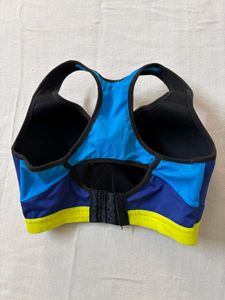 Zivame Blue &amp; Yellow Sports Bra