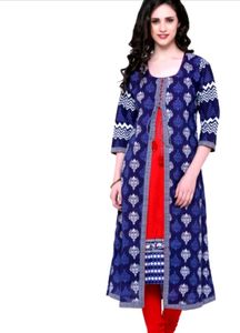 💙 Jacket Style Kurta