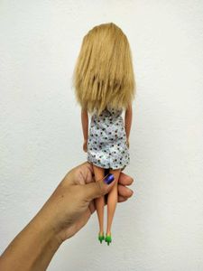 Barbie Doll with Avocado Print Dress
