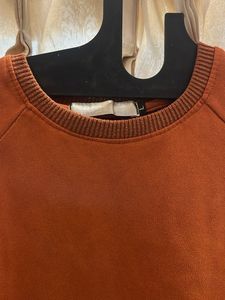 Cozy Orange Sweatshirt