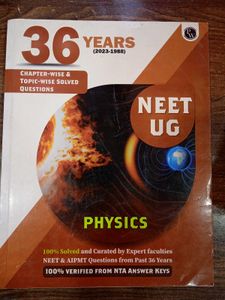 36 Years NEET UG Physics PYQs: Solved Questions