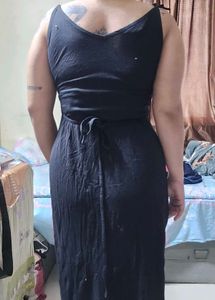 Black Spaghetti Strap Maxi Dress