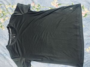Black Activewear T-Shirt