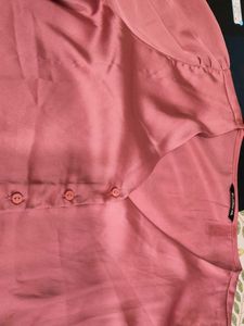 Elegant Pink Button-Up Blouse
