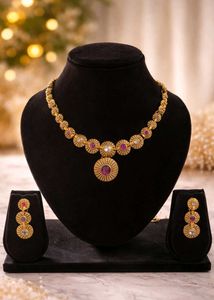 Golden Necklace Set