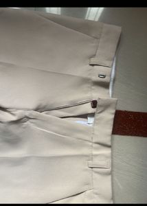 women Beige Formal Trousers