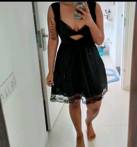 Black V Neck Glitter Dress🤍✨✨✨✨🌸🌸🌸