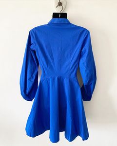 Banana Republic Cobalt Blue Paxton Cotton Pop