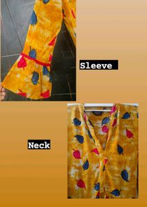 Printed Kurta With Free Gift🎁