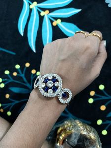 Blue Silver Bracelet
