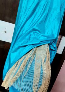 Stunning Blue Sequined Ethnic Gown