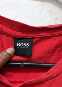 Hugo Boss Red T-Shirt